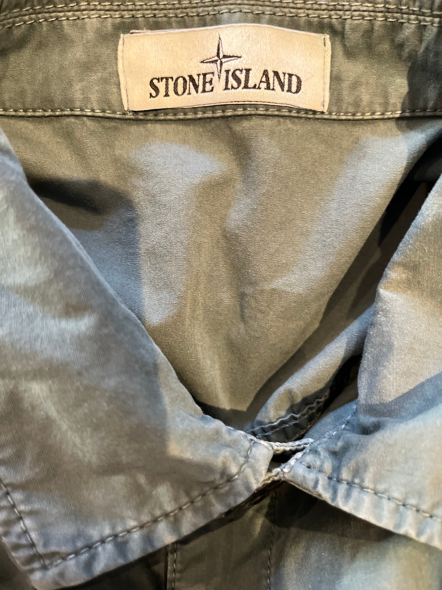 Stone Island Garment Dyed 100% Cotton Over-shirt Size XL