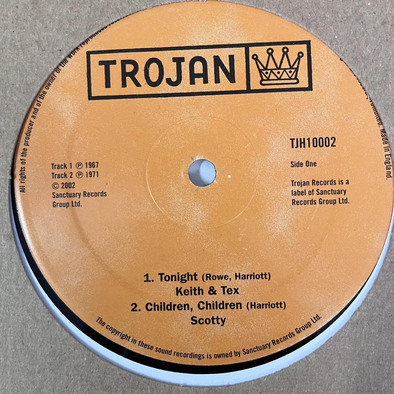 Keith & Tex “Tonight” / Pablo & Fay “Bedroom Mazurka” 4 Track 10inch Dub Plate on Trojan Records