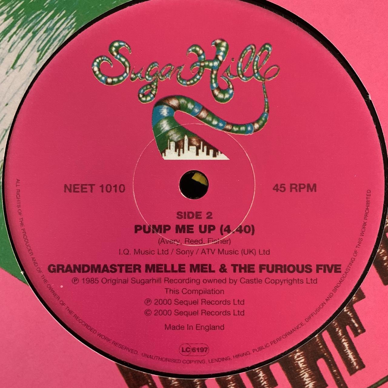 Furious Five Feat Melle Mel “Step Off” 2 Track 12inch Vinyl Record Sugar Hill Records