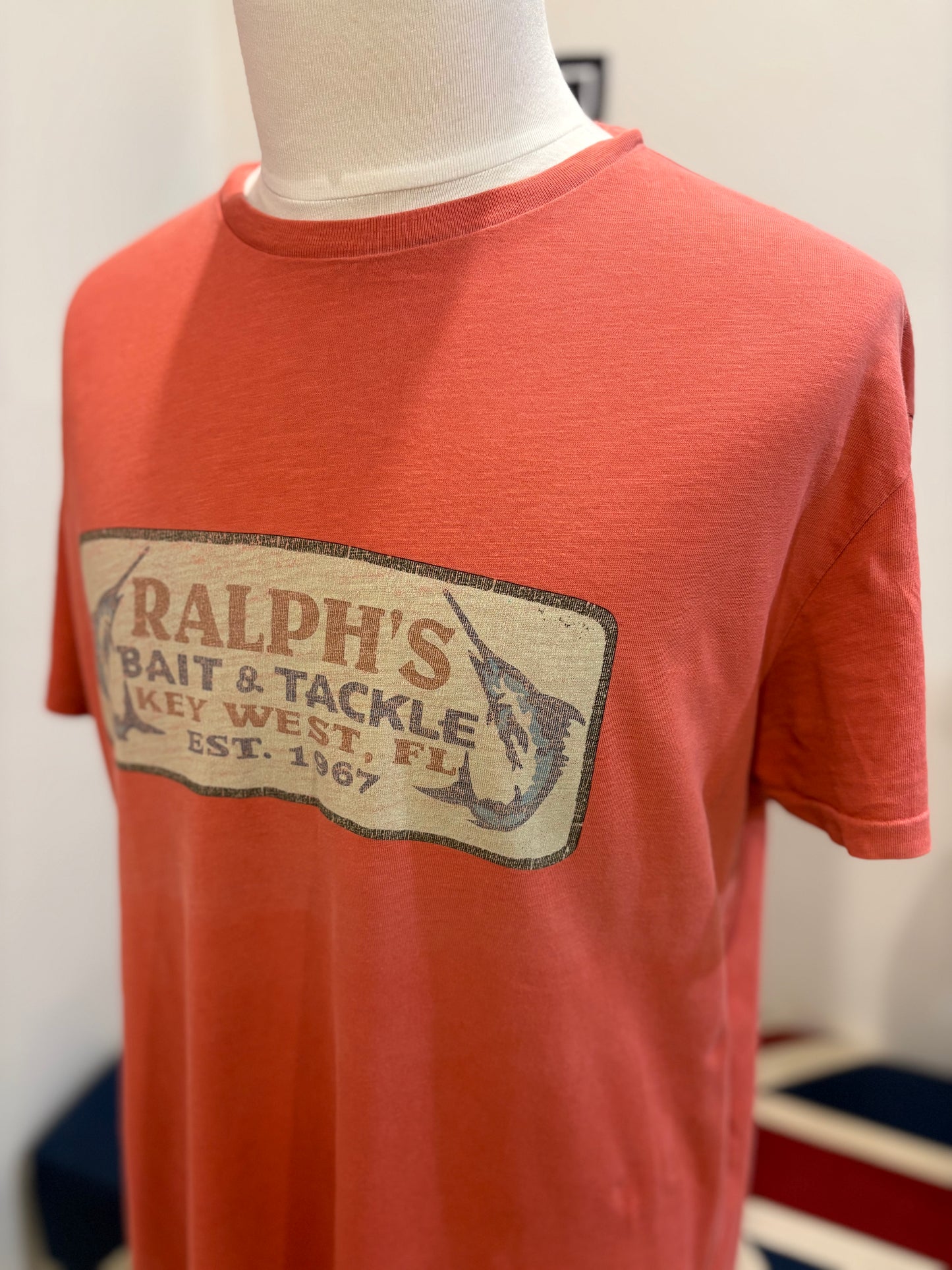 Ralph Lauren 100% Cotton Red Chest Logo Tee