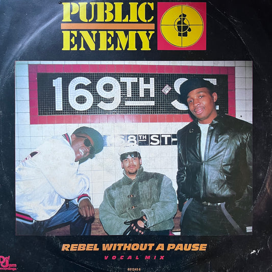 Public Enemy “Rebel Without A Pause” / “Sophisticated Bitch” 4 Track 12inch Vinyl Record