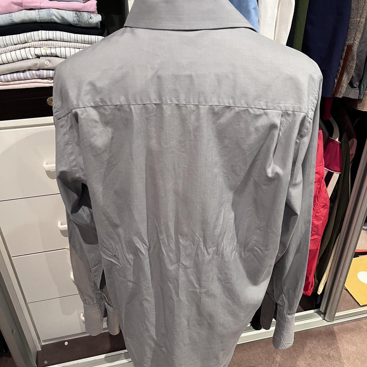 Giorgio Armani 100% Cotton Double Cuff Business Shirt Size XL Made In Italy in primo condition