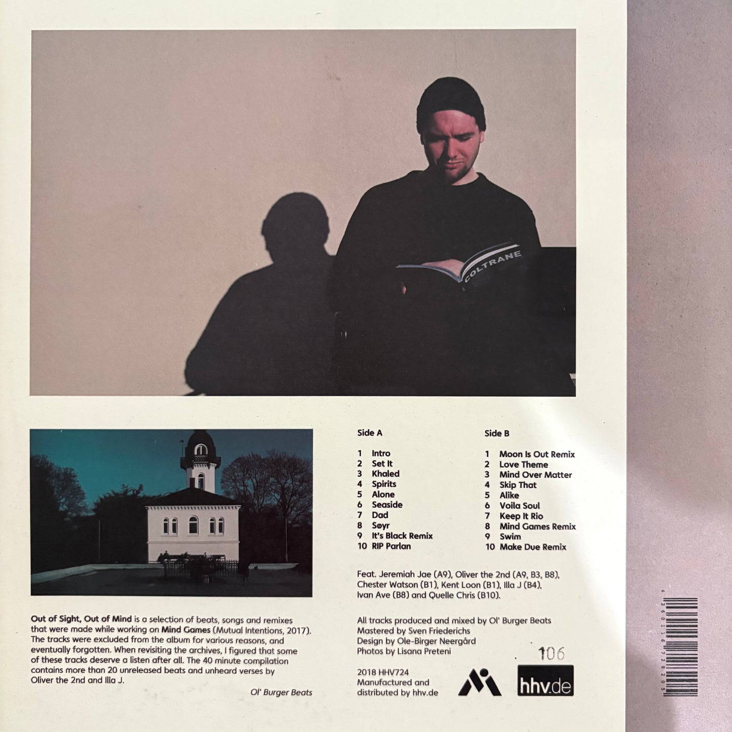 Ol’ Burger Beats ‘Out Of Sight, Out Of Mind’ 20 Track 12inch vinyl album