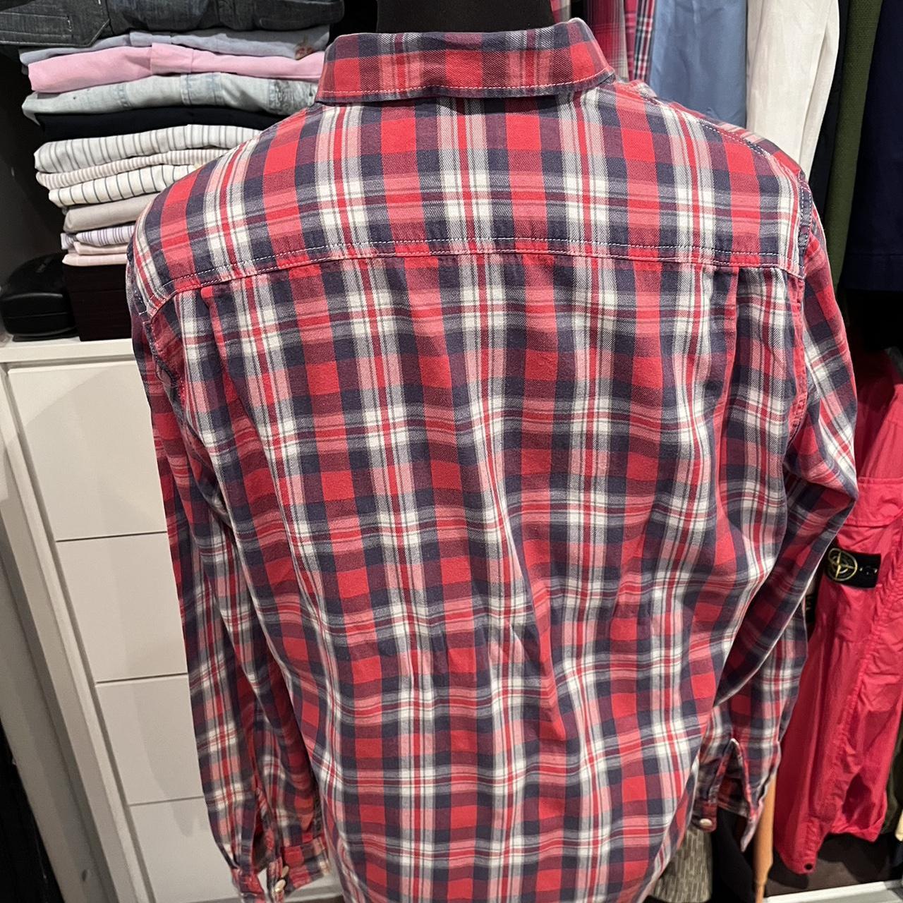 Ralph Lauren Denim & Supply 100% Cotton Red / Blue Check Size Large