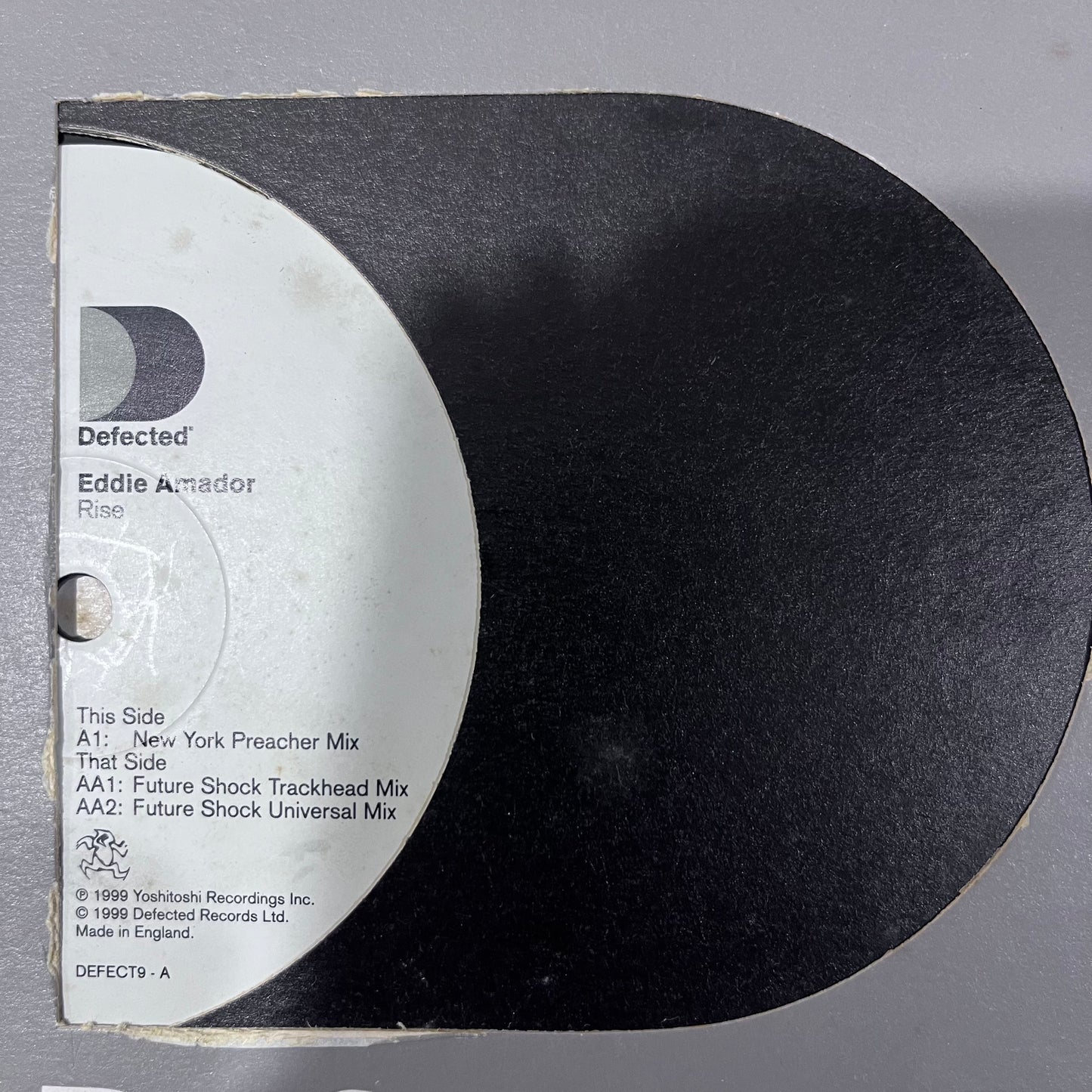 Eddie Amador “Rise” 3 Version 12inch Vinyl Record on Defected Records
