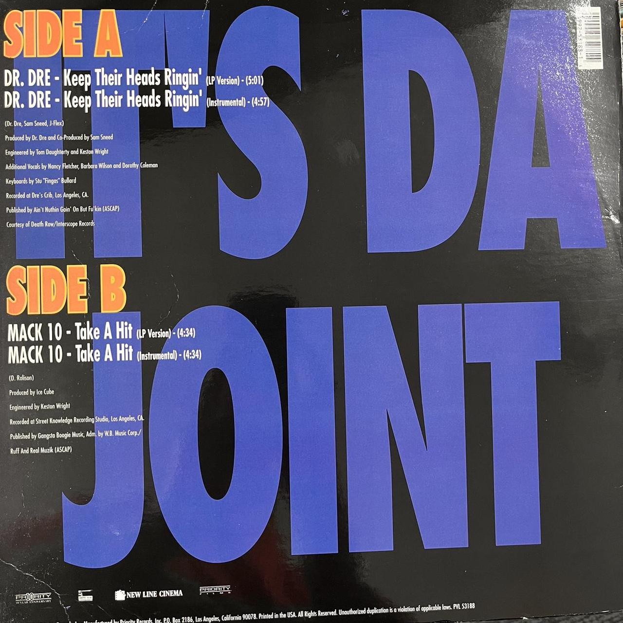 Dr Dre “Keep Their Heads Ringing’” / Mack 10 “Take A Hit” 4 track 12inch Vinyl
