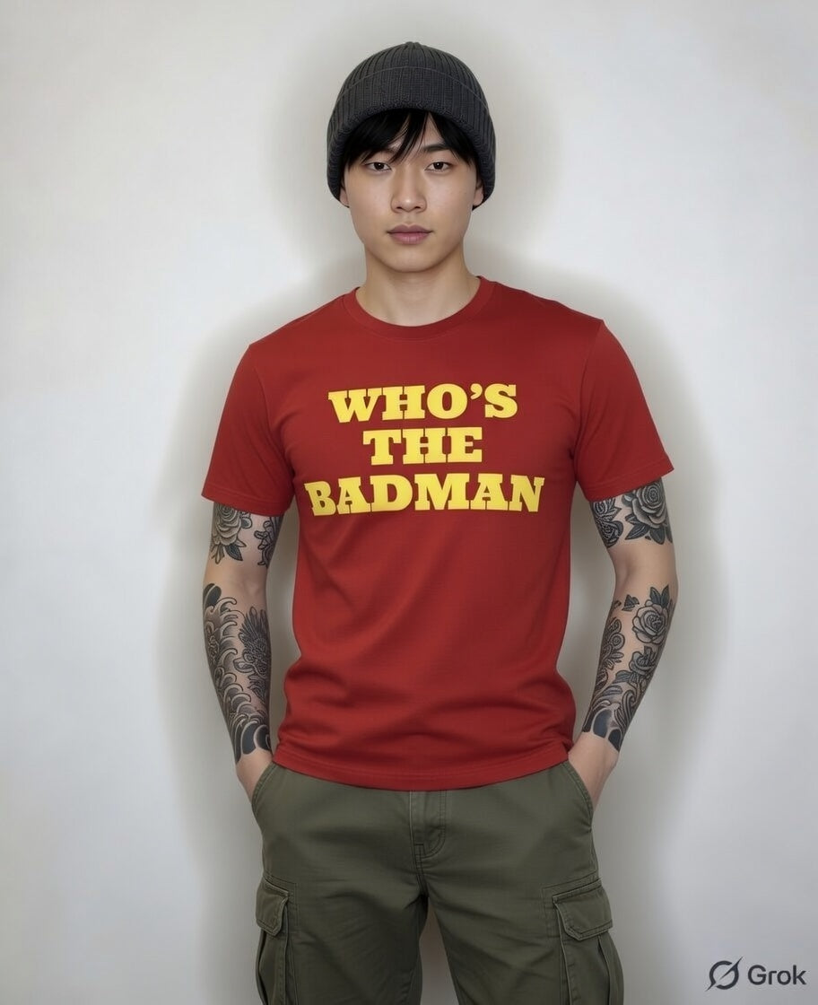 Street & Juice ‘Who’s The Badman’ 100% Cotton Tee