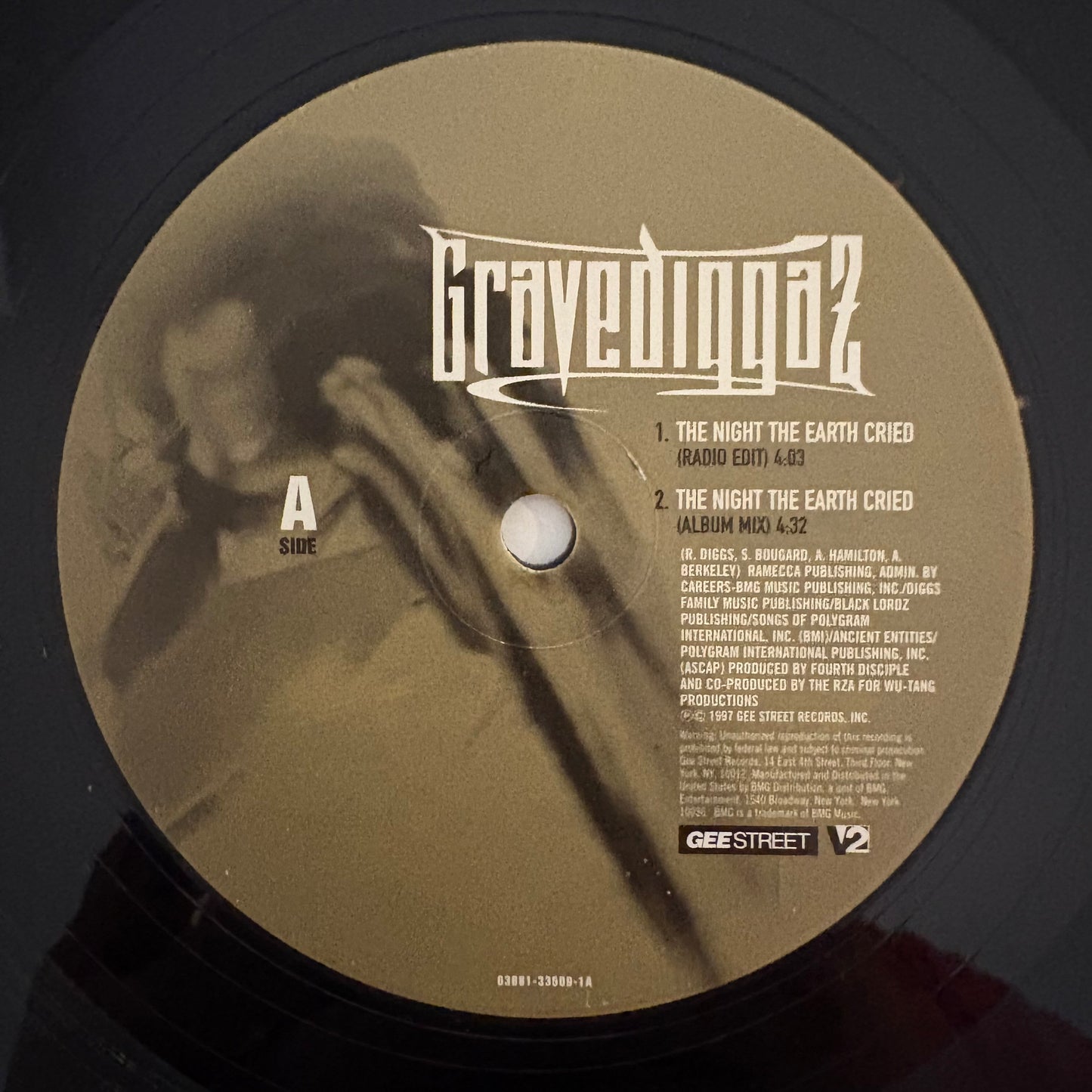Gravediggaz “The Night The Earth Cried” 4 Version 12inch vinyl record