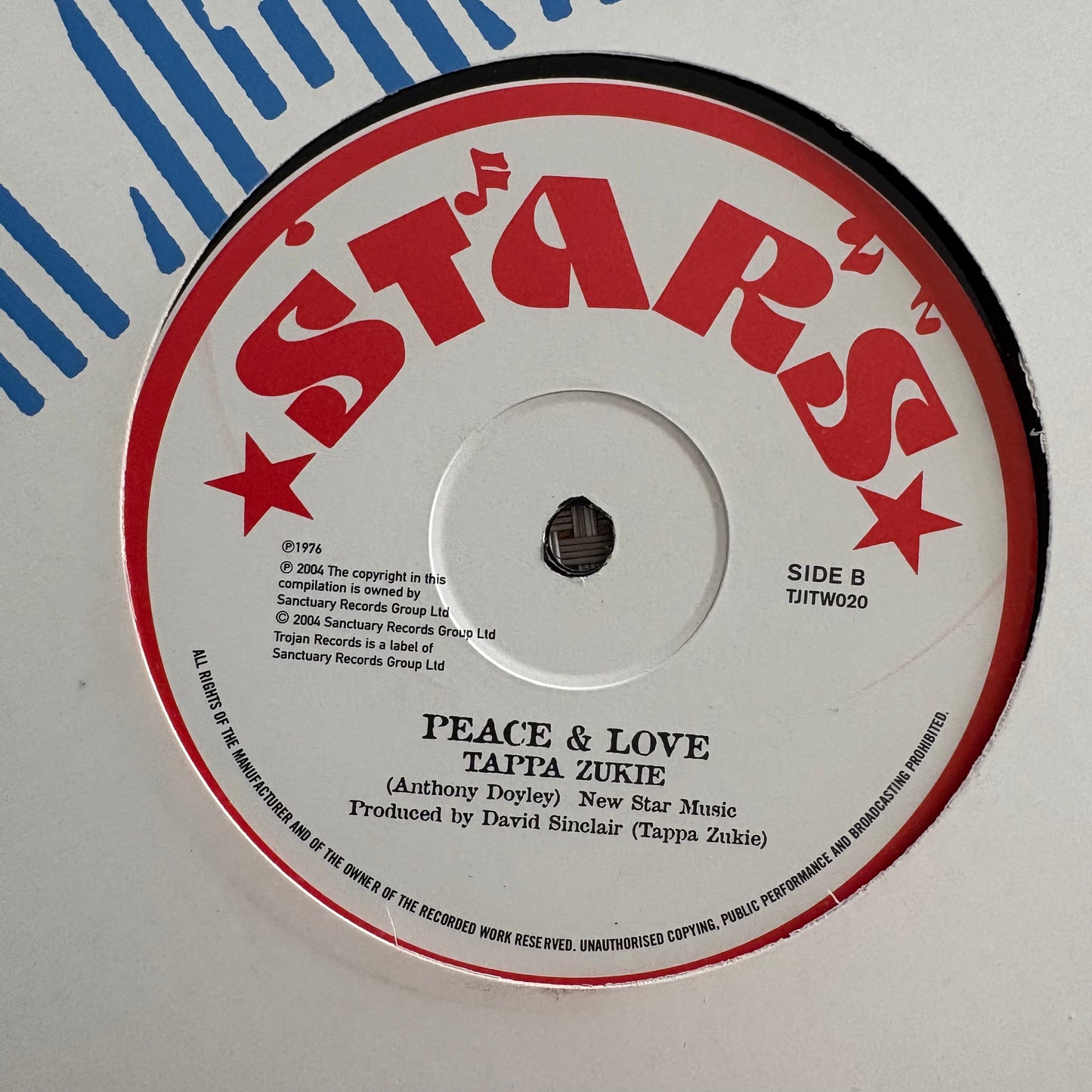 Knowledge “Make Faith” / Tappa Zukie “Peace & Love” 2 Track 12” Vinyl Trojan