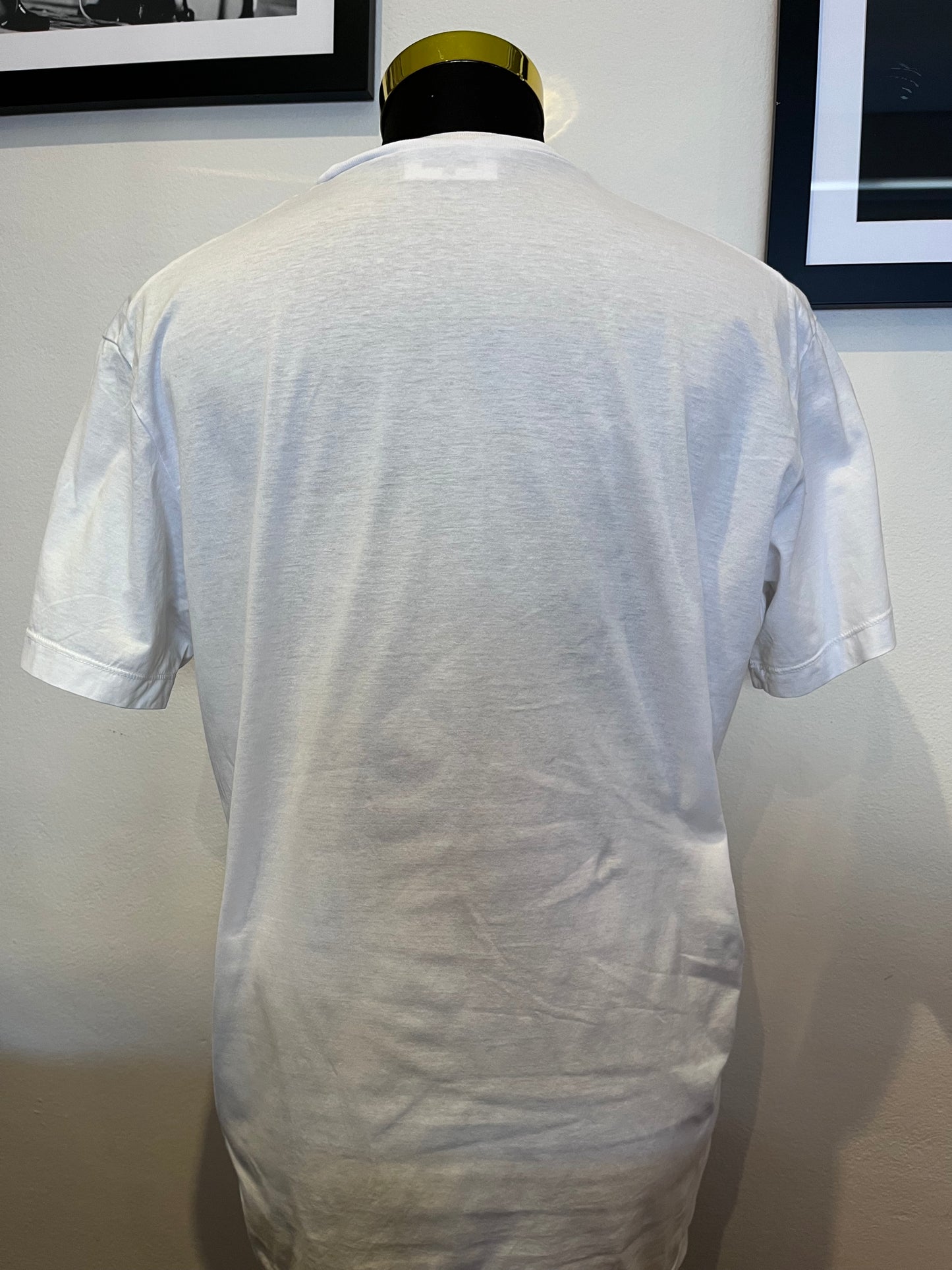 Dsquared2 100% Cotton Logo Print Tee Size XXL Made In Italy