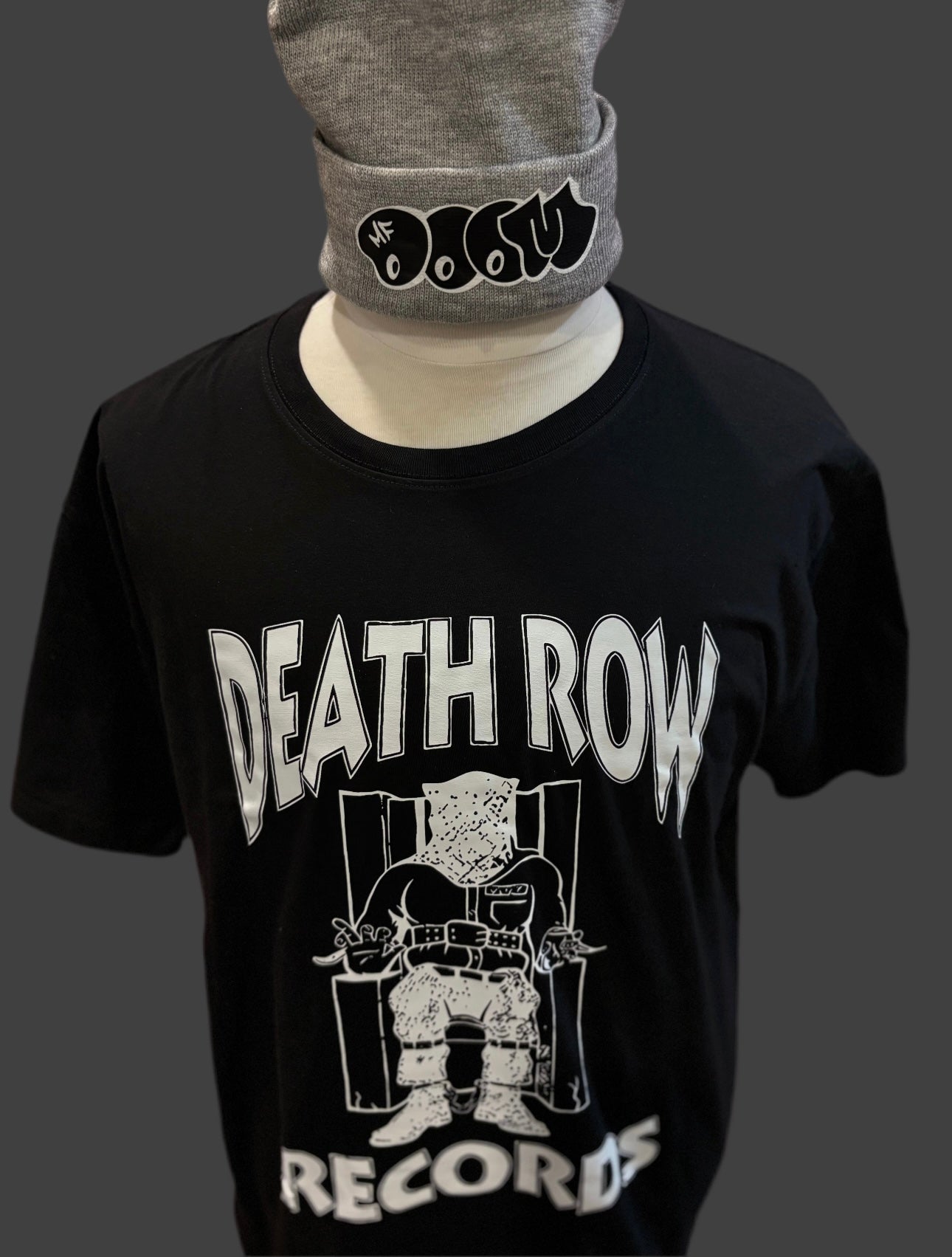Death Row Records 2pac 100% Cotton Black Tee