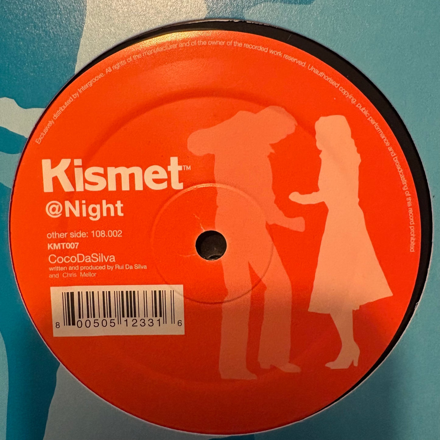 Coco Da Silva “@ Night” / “108.002” 2 Track 12inch vinyl record