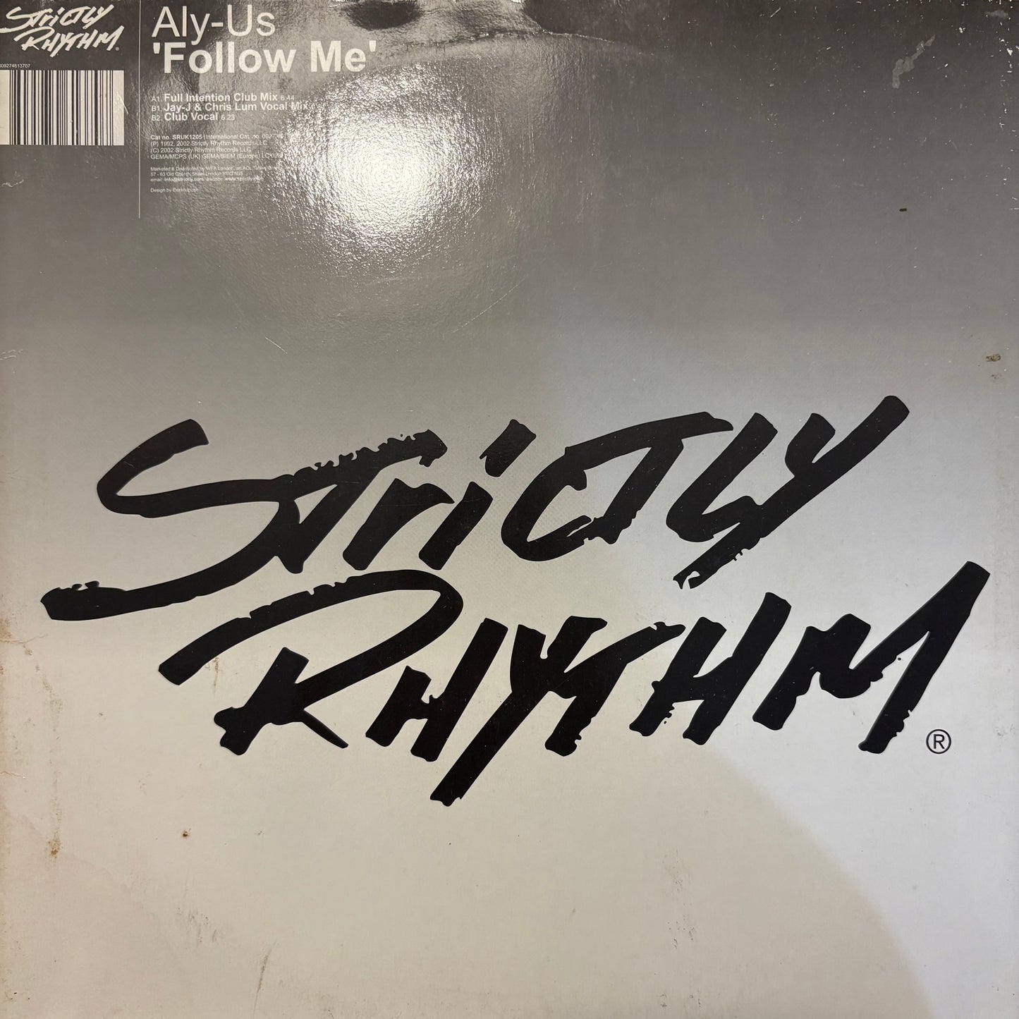 Aly-Us “Follow Me” 3 Track 12inch vinyl record on Strictly Rhythm