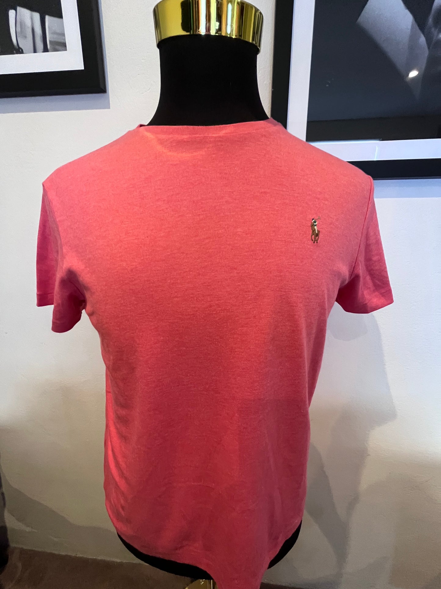 Ralph Lauren 100% Cotton area Logo Embroidered T Regular Fit Size Medium