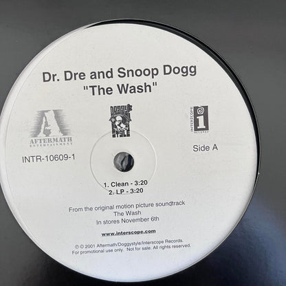 Dr Dre & Snoop Dogg “The Wash” 4 Version 12inch Vinyl Record