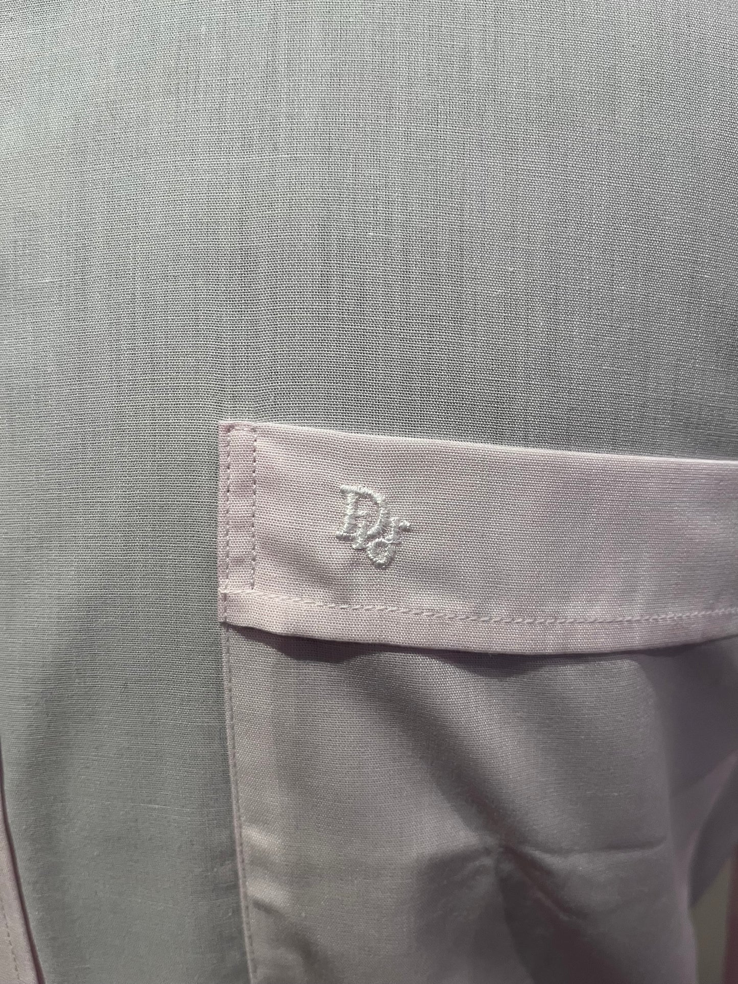 Christian Dior Dior Cotton Blend Pink Shirt Size Large 41 Made in Italy