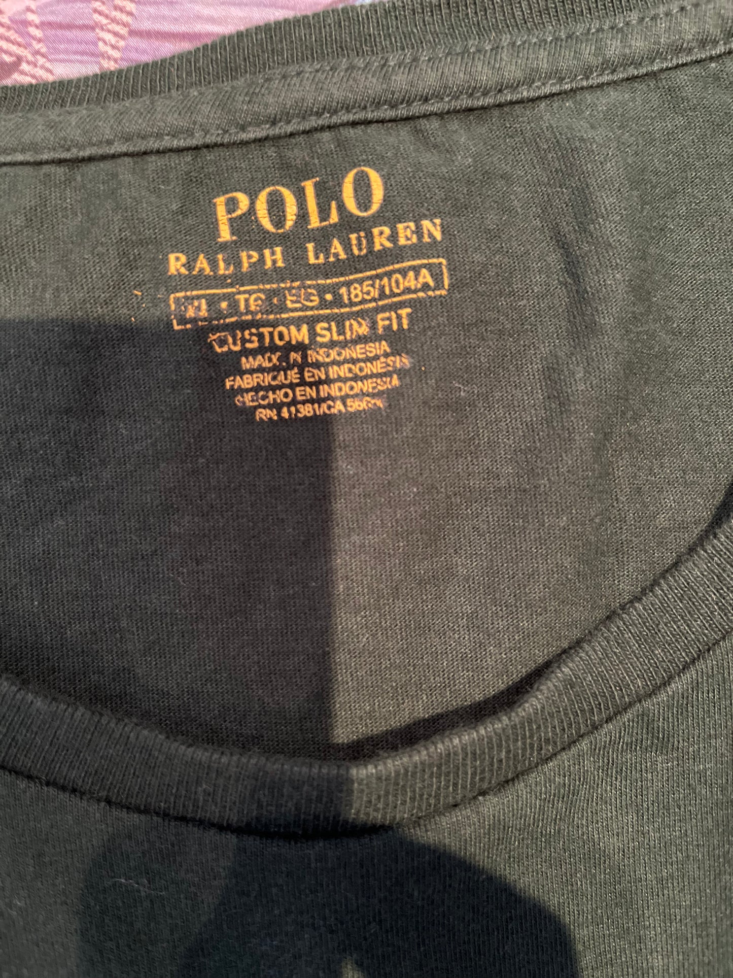 Ralph Lauren 100% Cotton area Logo Embroidered T Regular Fit Size XL