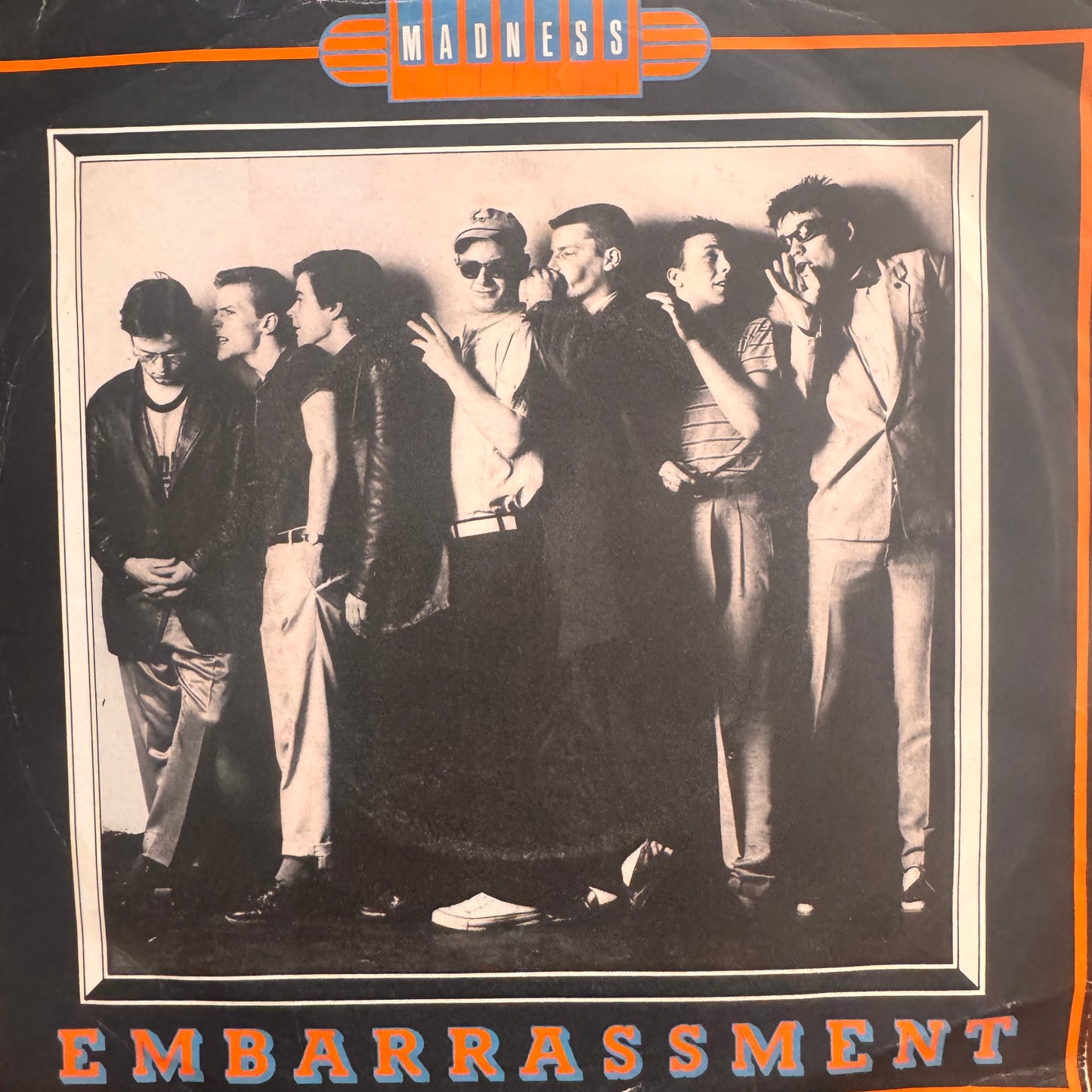 Madness “Embarrassment” 2 Track 7inch Vinyl Record Stiff Records 1980