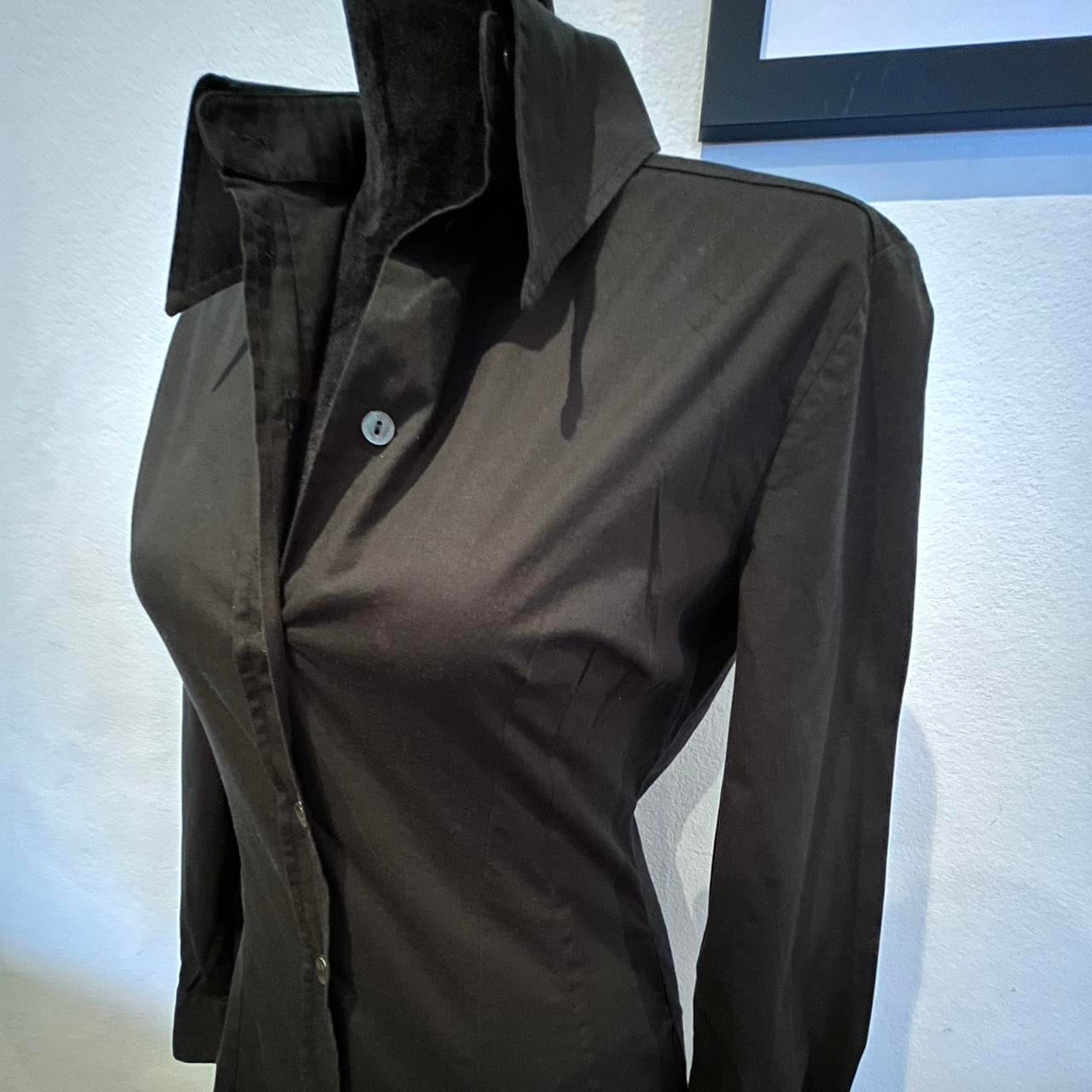 Dolce & Gabbana Women’s 100% Cotton Black Shirt Size M 42 Made in Italy