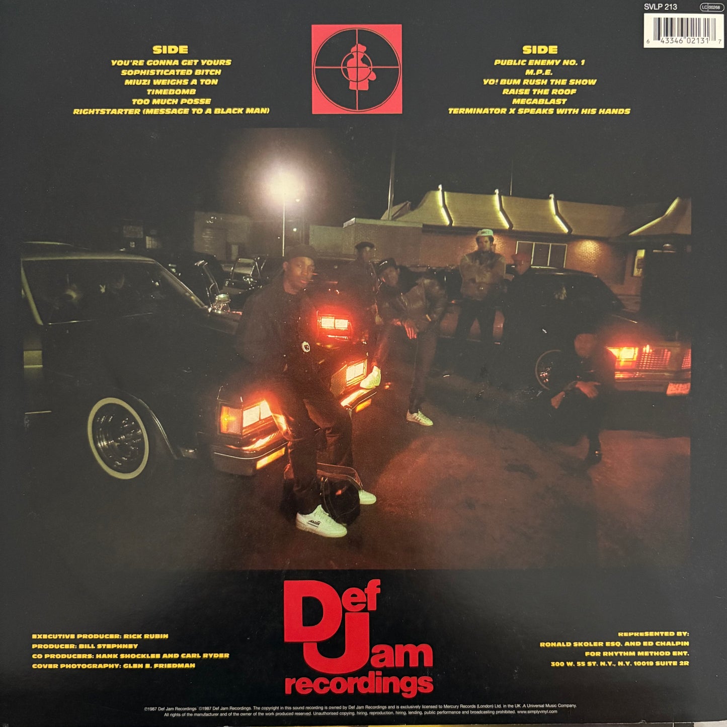 Public Enemy “Yo Bum Rush The Show” 12 Track 12inch vinyl album Def Jam