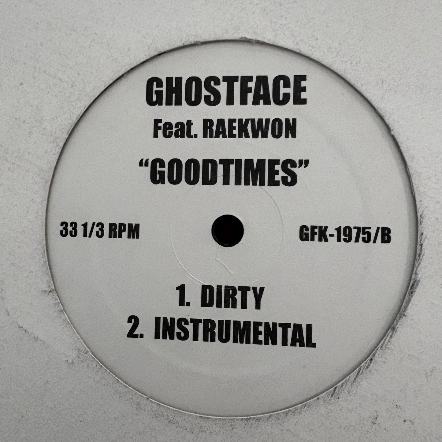 Ghostface Feat Raekwon “Goodtimes” 3 version 12inch vinyl record