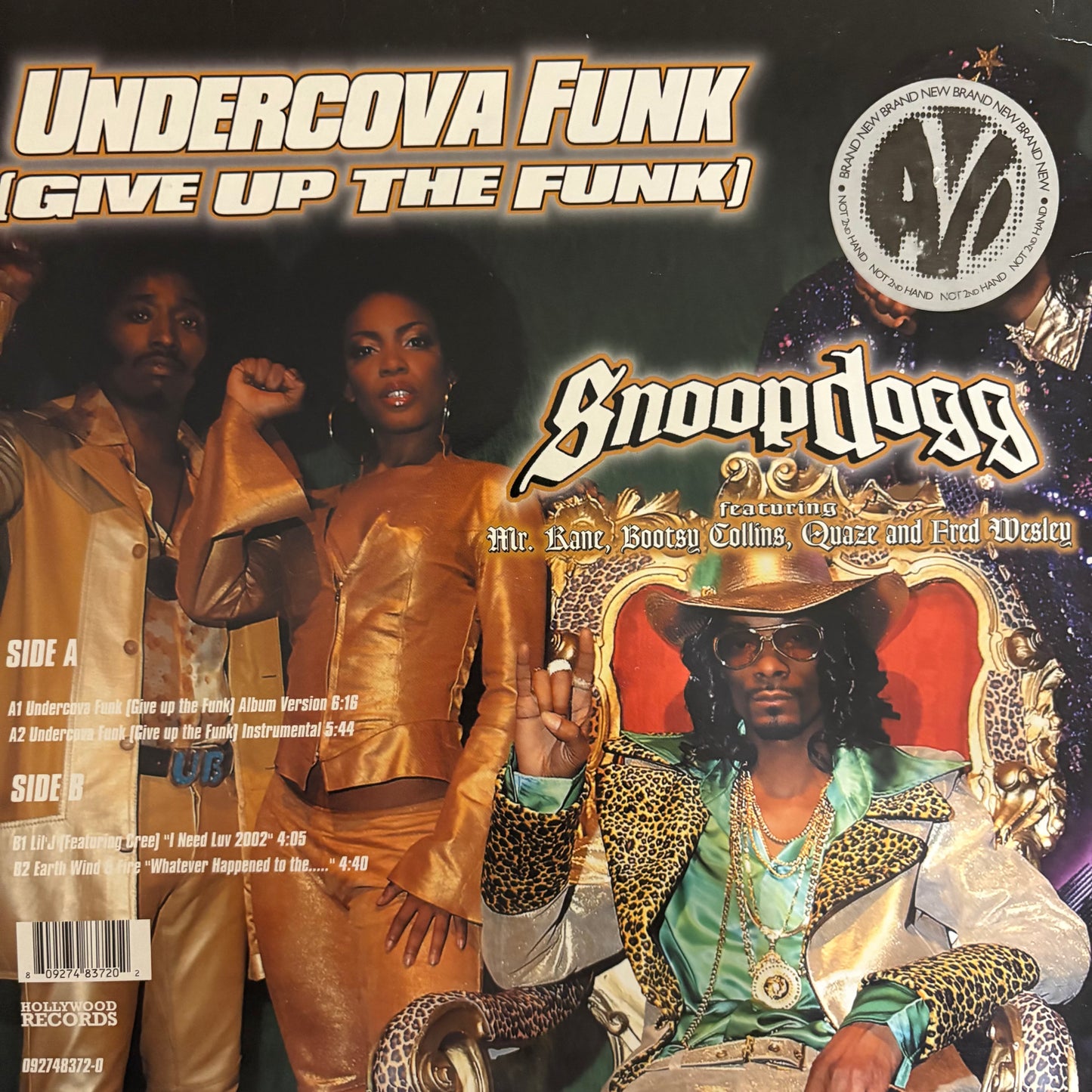 Snoop Dogg “Undercover Funk” (Give Up The Funk) 4 Track 12inch vinyl record