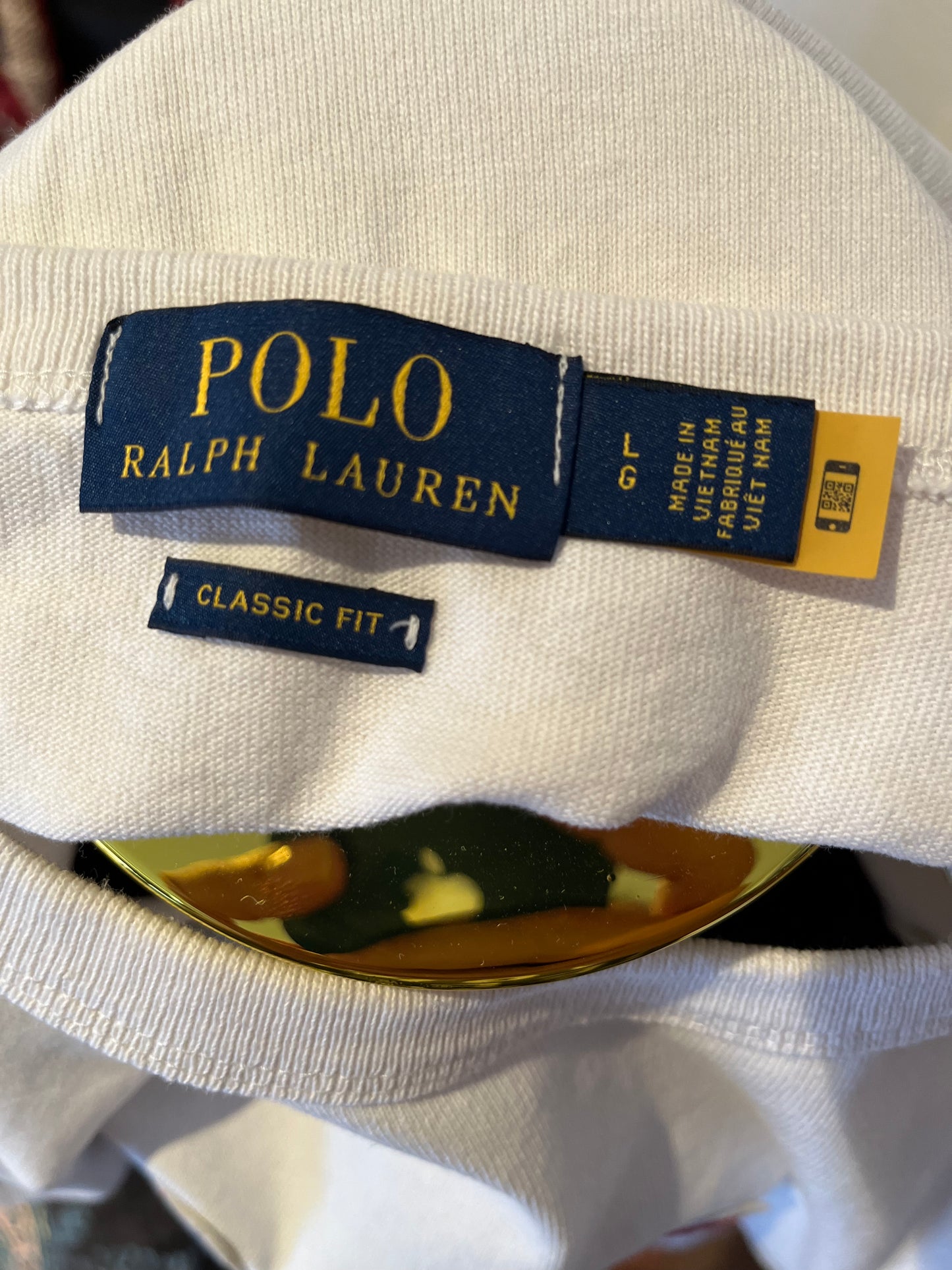 Ralph Lauren 100% Cotton Logo Embroidered T Regular Fit Size Large