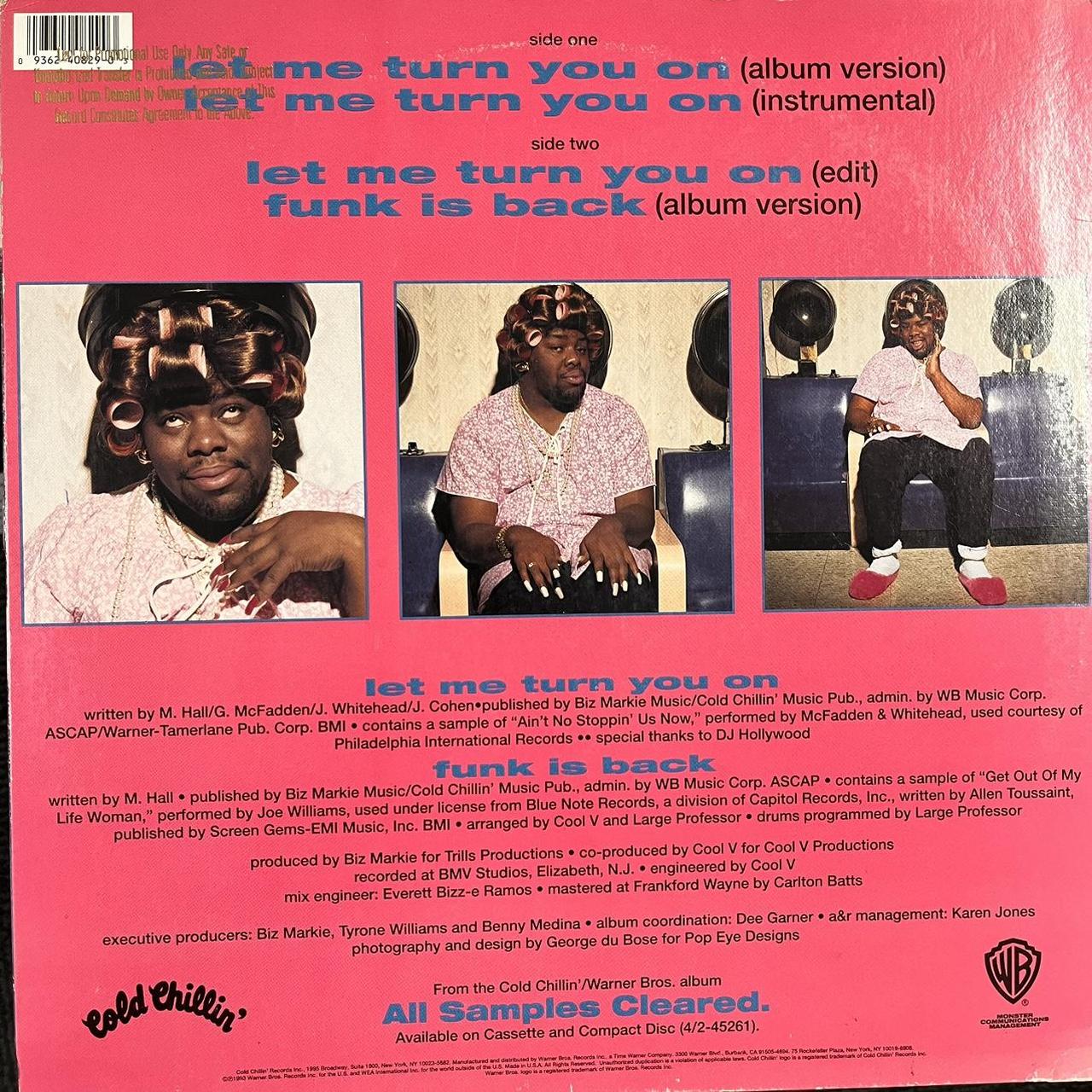 Biz Markie “Let Me Turn You On” / “Funk is Back” 4 version 12inch vinyl
