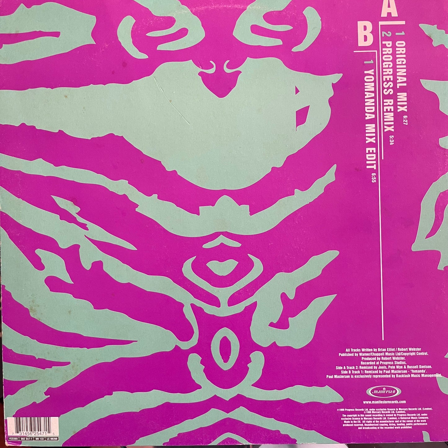 Progress Presents The Boy Wunda “Everybody” 3 Version 12inch Vinyl Record on Manifesto Records