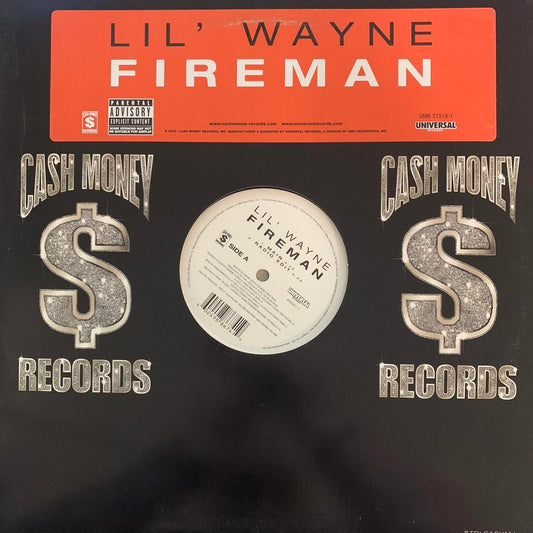 Lil’ Wayne “Fireman” 4 Version 12inch Vinyl Single Track Listing In Photos