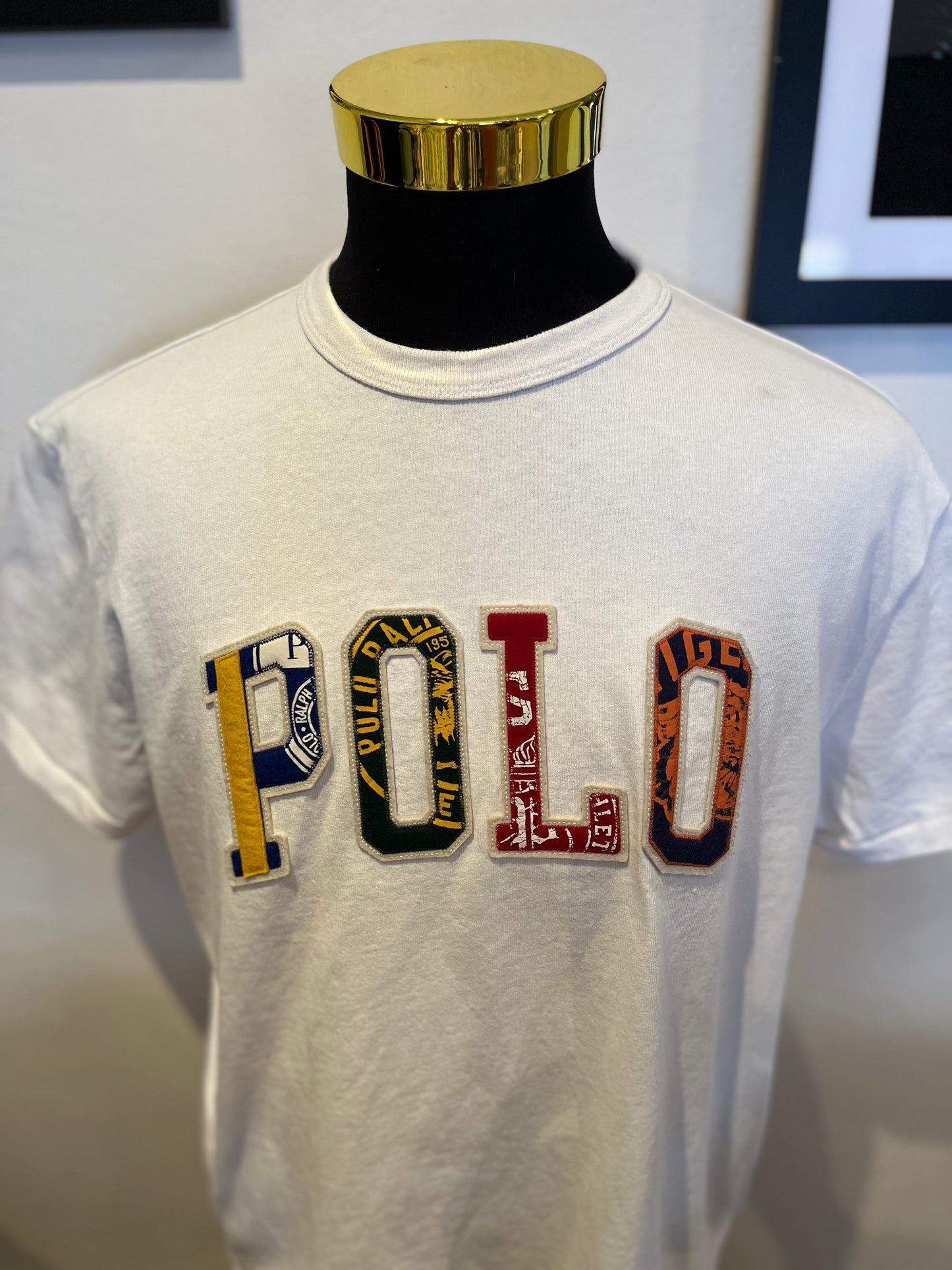 Ralph Lauren 100% Cotton Logo Embroidered T Regular Fit Size Large