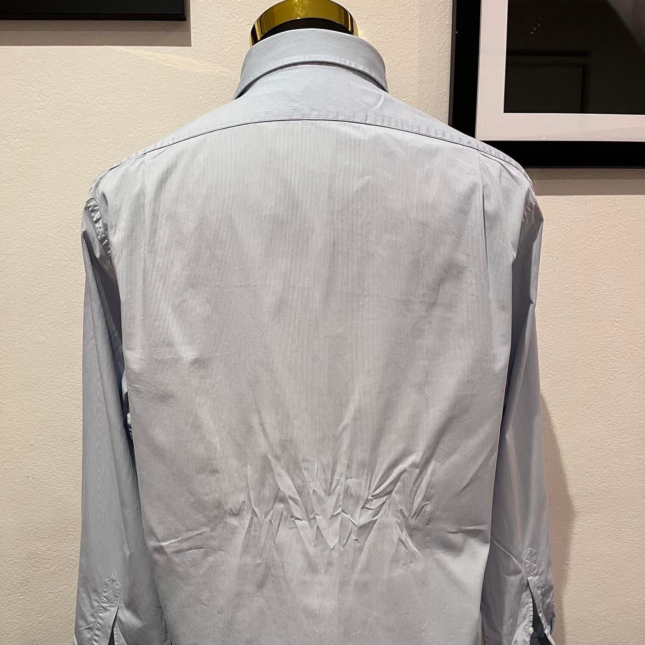 Ralph Lauren Purple Label 100% Cotton Business Shirt Size L Made In Italy fits medium to large