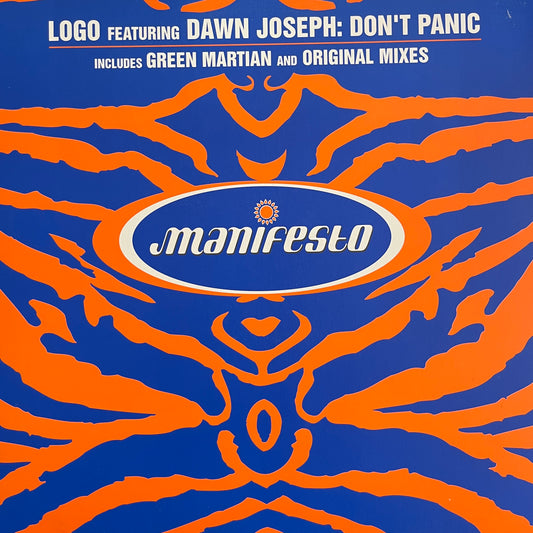 Logo Feat Dawn Joseph “Don’t Panic” 2 Version 12inch Vinyl Record on Manifesto