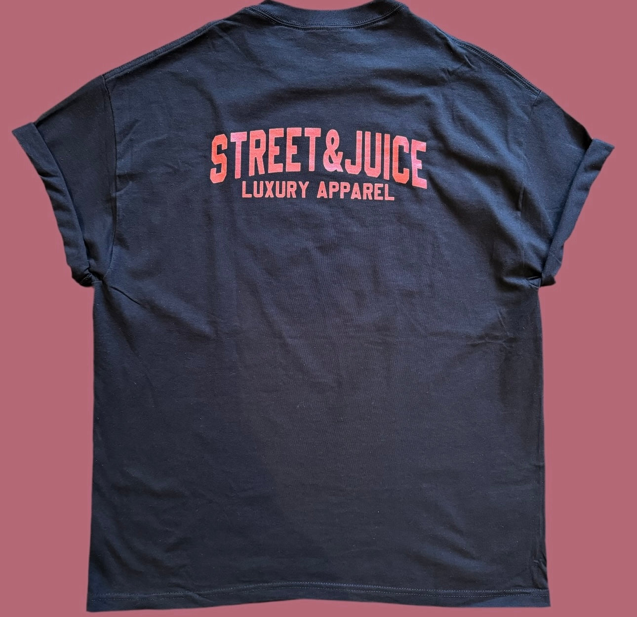 Street & Juice “I Don’t Wait in Lines I Just Do Them” 100% Cotton Black Chest Logo T Shirt