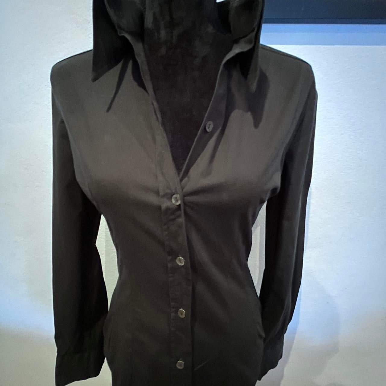 Dolce & Gabbana Women’s 100% Cotton Black Shirt Size M 42 Made in Italy