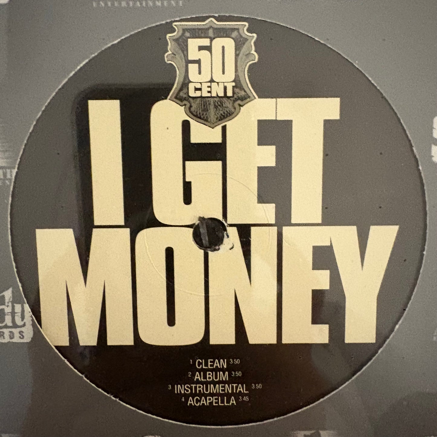 50 Cent “I Get Money” 4 Version 12inch vinyl record