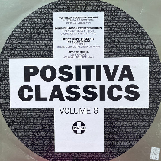 Positiva Classics Vol 6 Inc George Morel “Lets Groove” 4 Track 12inch Vinyl Record