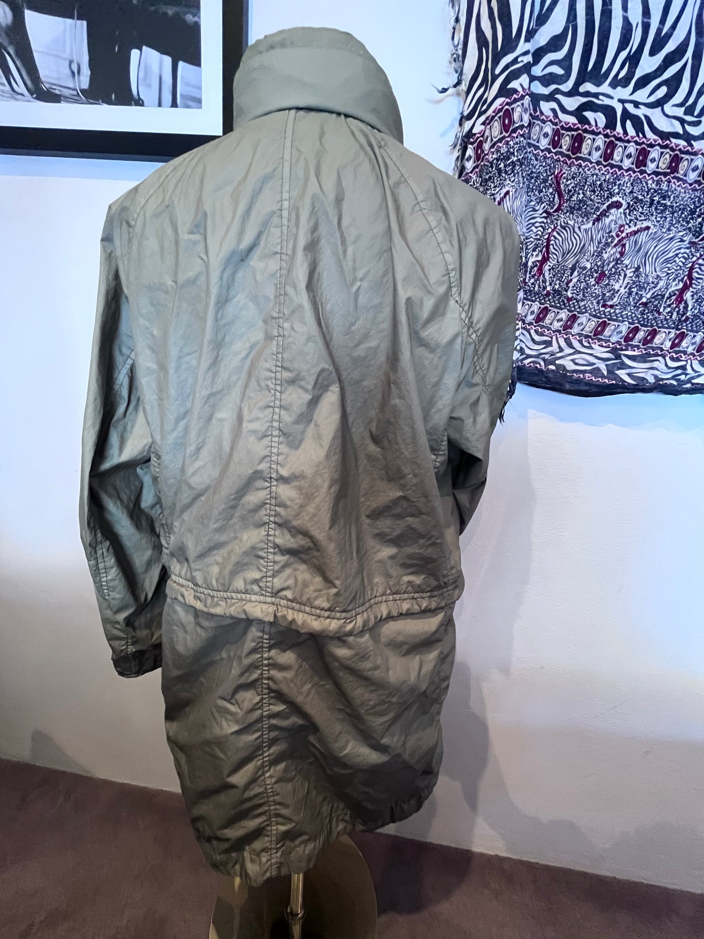 Stone Island Membrana Water Proof Parker with Inbuilt Hood Size XL