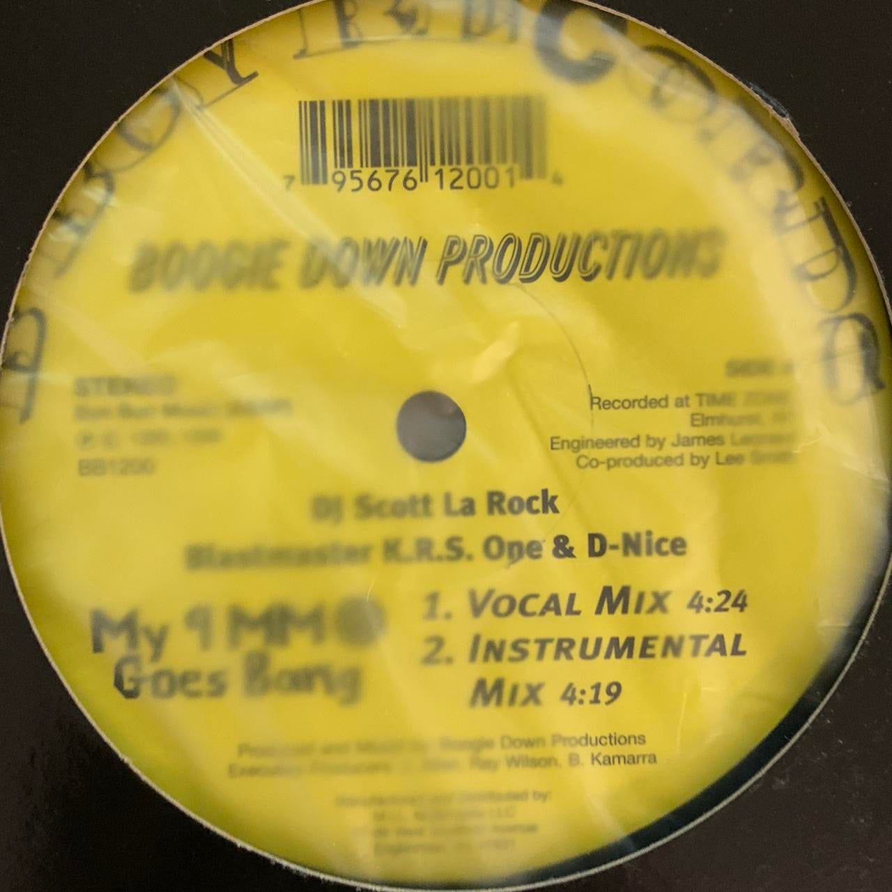 Boogie a Productions “My 9mm Goes Bang” / “Criminal Minded” 4 Version 12inch Vinyl