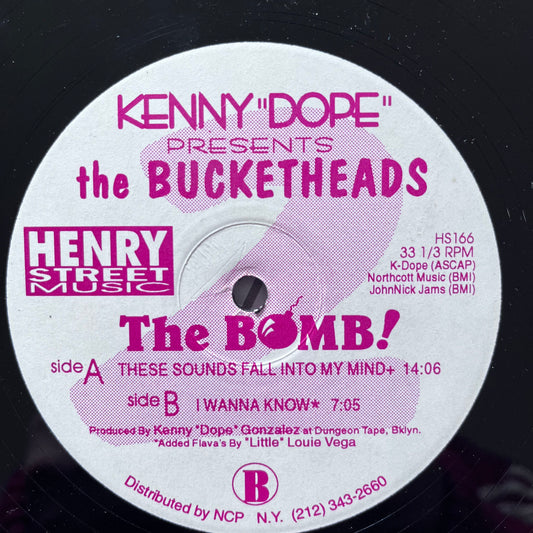 Kenny Dope Presents The Bucket Heads “The Bomb” 2 Track 12inch Vinyl Record