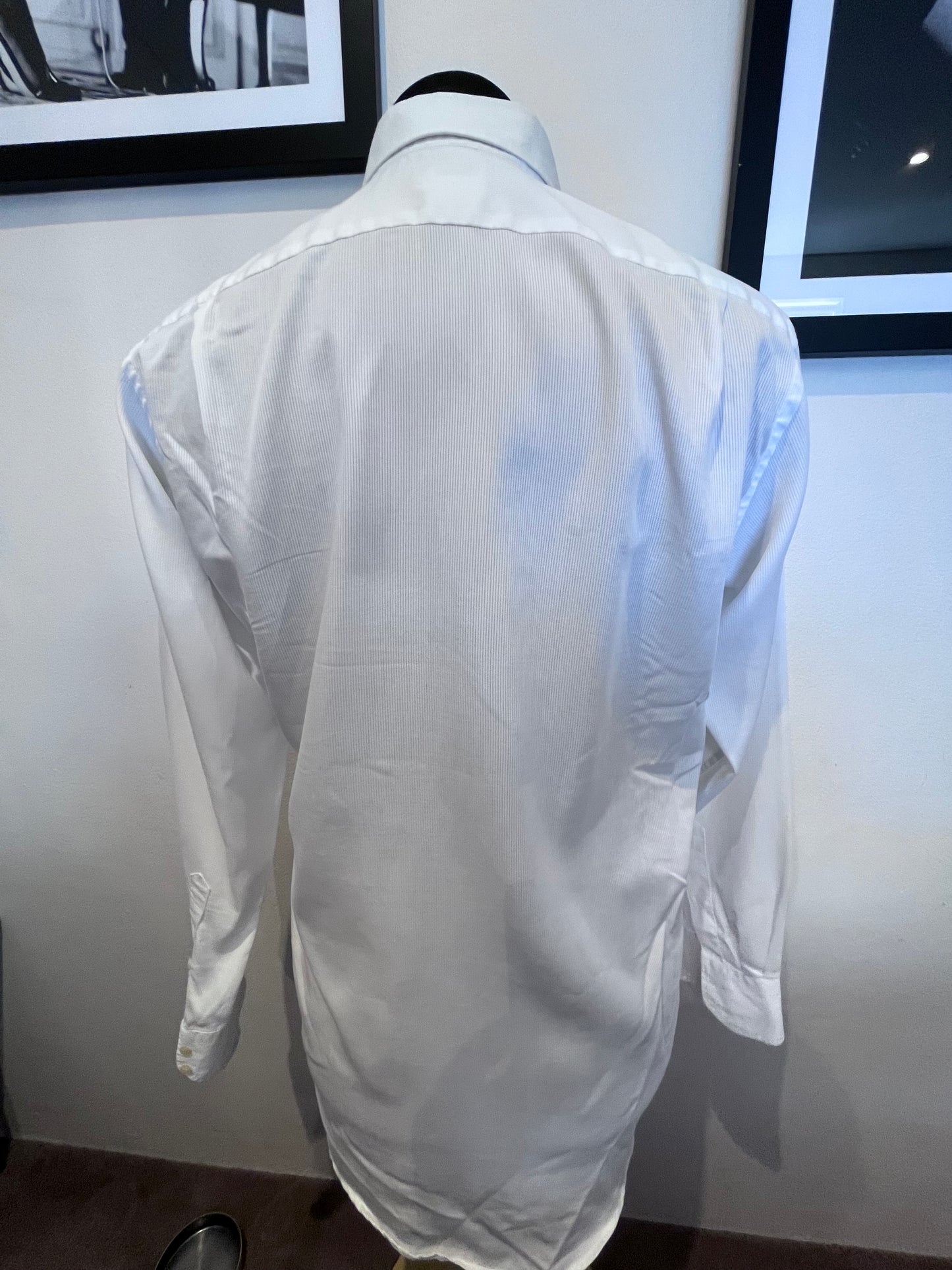 Lacoste 100% Cotton White Shirt Size Small Classic Fit Button Down Collar