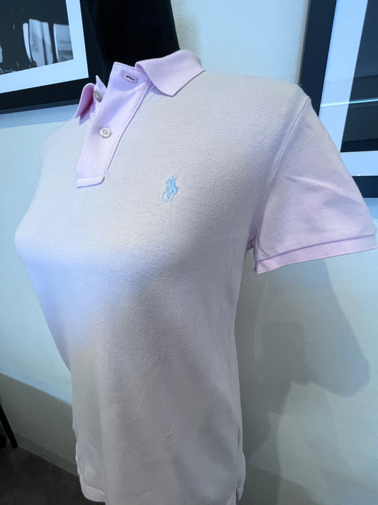 Ralph Lauren Women’s Pink Polo Shirt Size Small Classic Fit