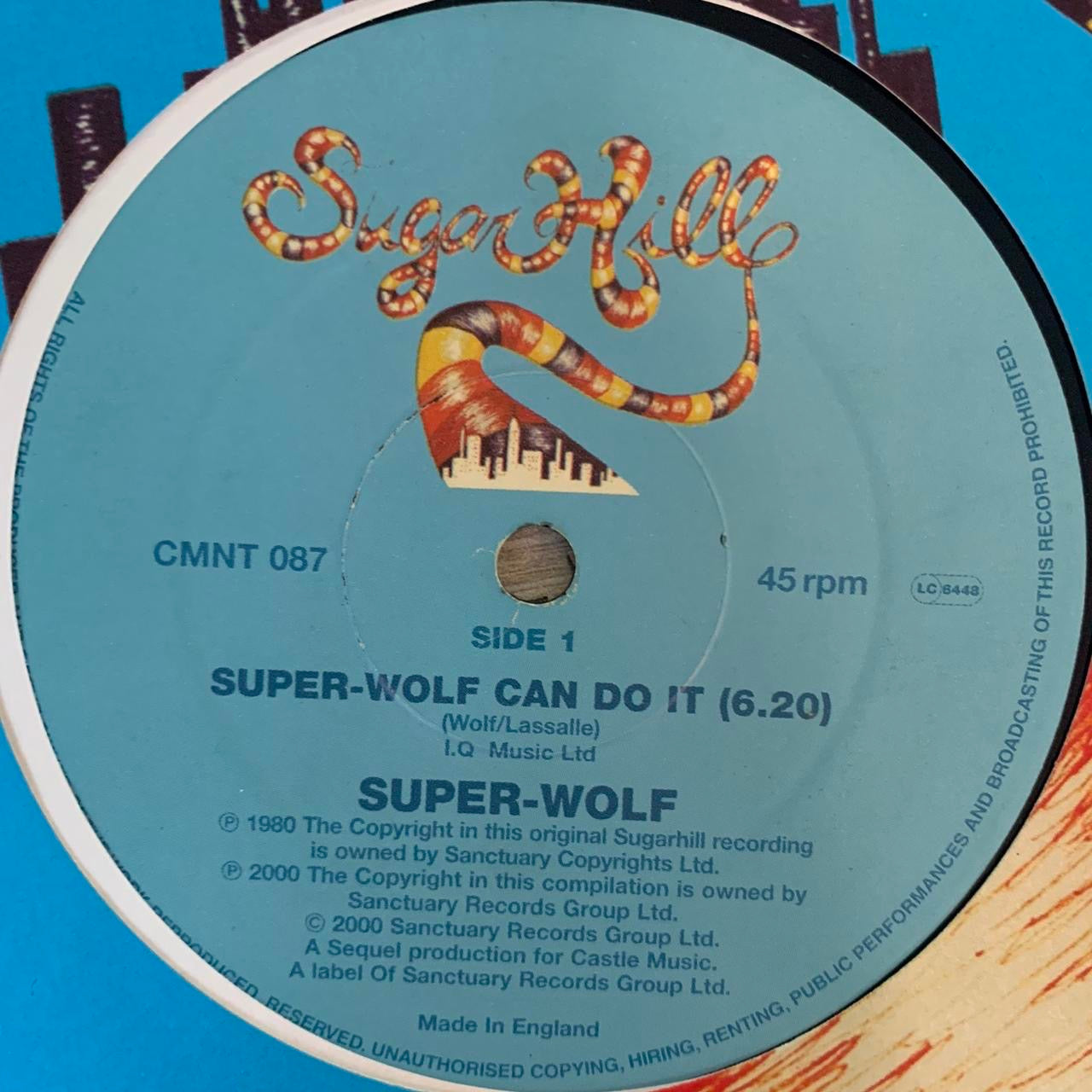 Super-Wolf “Super Wolf Can Do It” / Kevie Kev ( Waterbed Kev ) “All Night Long” ( Waterbed ) 2 Track 12inch Vinyl