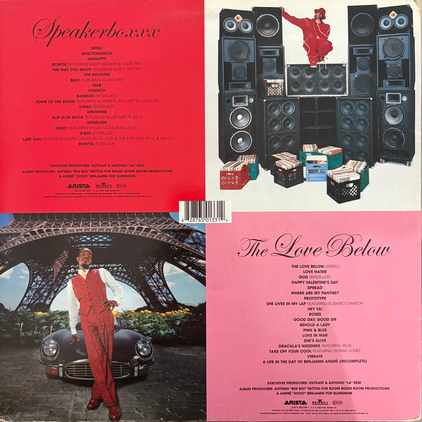 Outkast ‘Speakboxxx’ / ‘The love Below’ Quadruple 12inch Vinyl LP