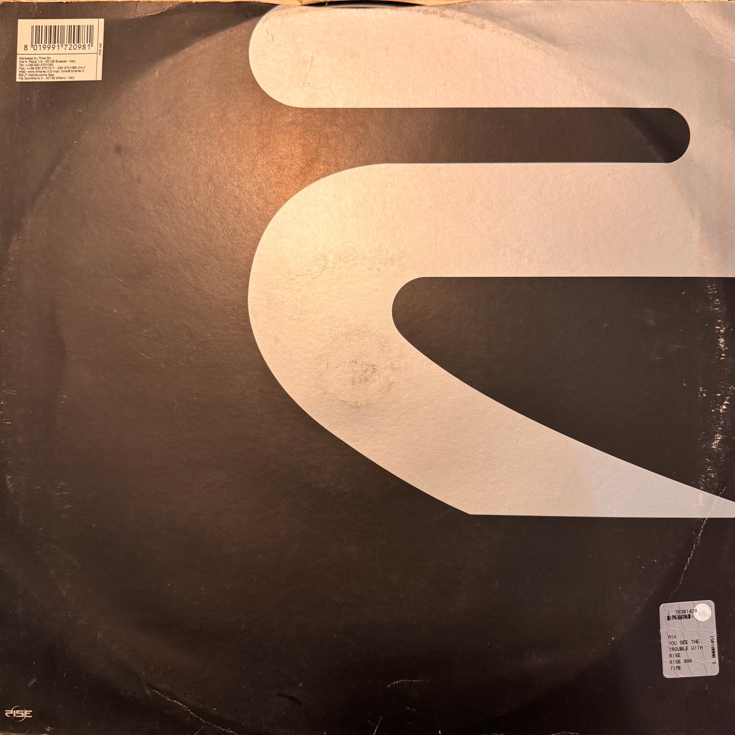 Black Legend “You See The Trouble With Me” The Platinum Remixes 4 Track 12inch vinyl record