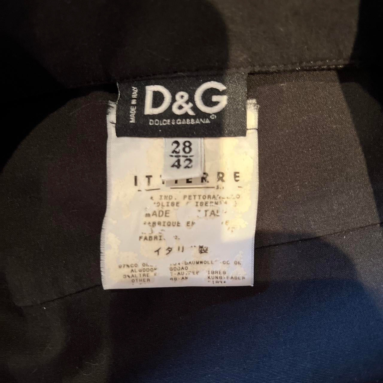 Dolce & Gabbana Women’s 100% Cotton Black Shirt Size M 42 Made in Italy