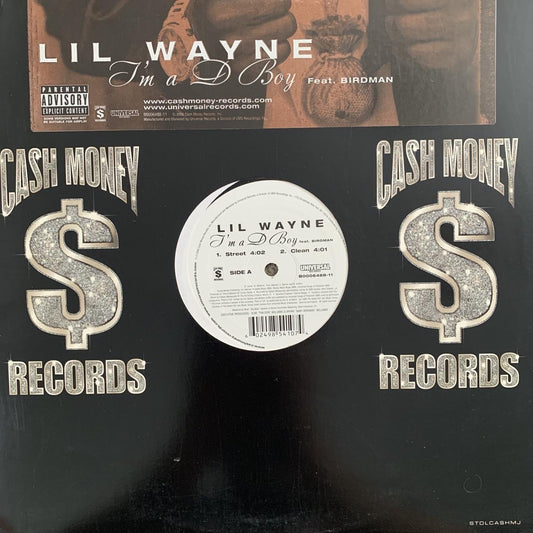Lil’ Wayne “I’m a D Boy” 4 Version 12inch Vinyl Single