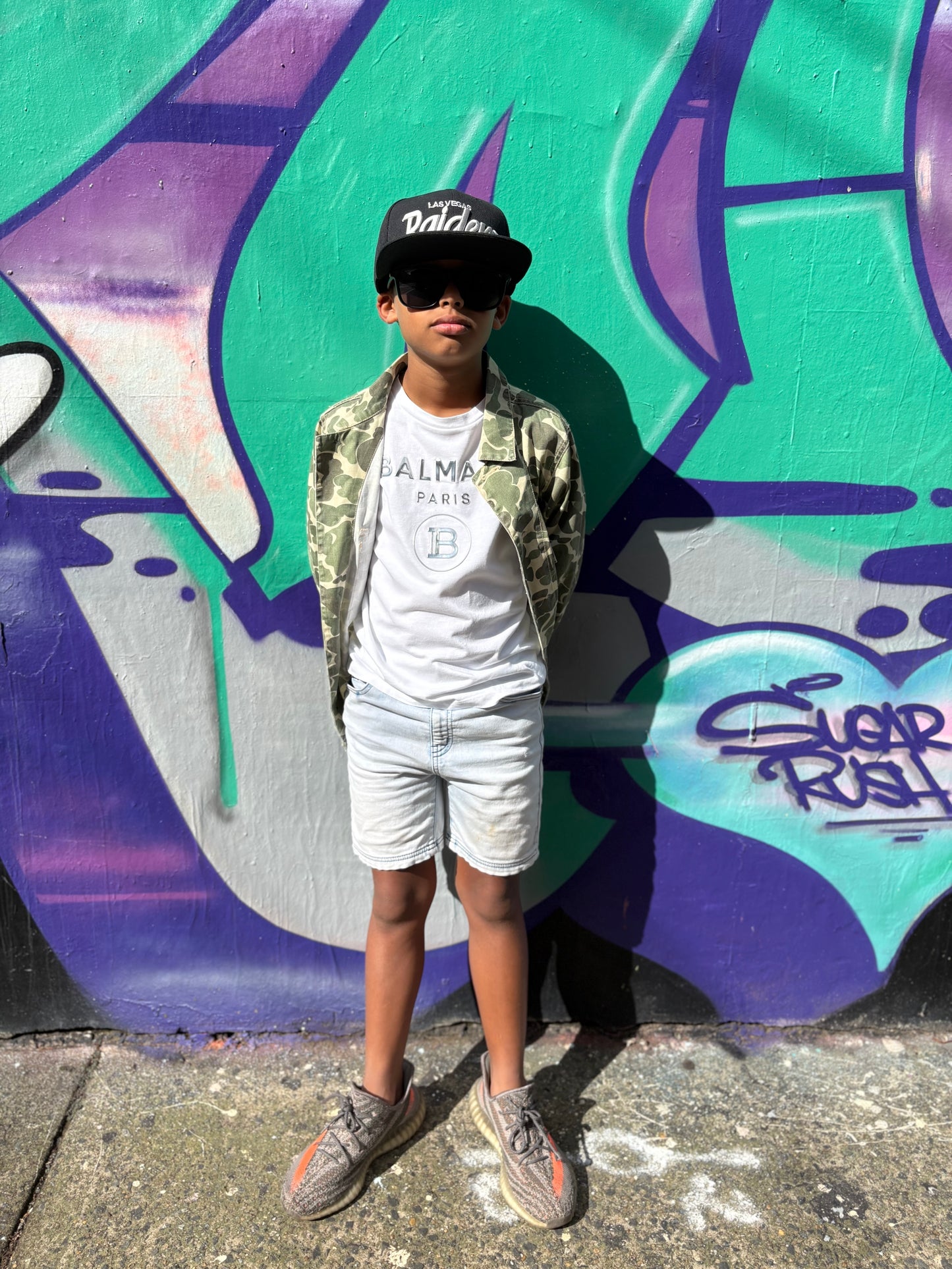 Balmain 100% Cotton White Chest Logo T Shirt Boys Size 8