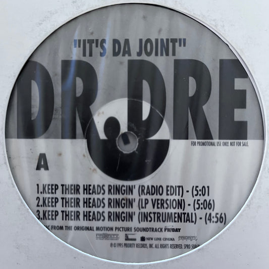 Dr Dre “Keep Their Heads Ringing” / Mack 10 “Take A Hit” 6 Version 12inch Vinyl Record