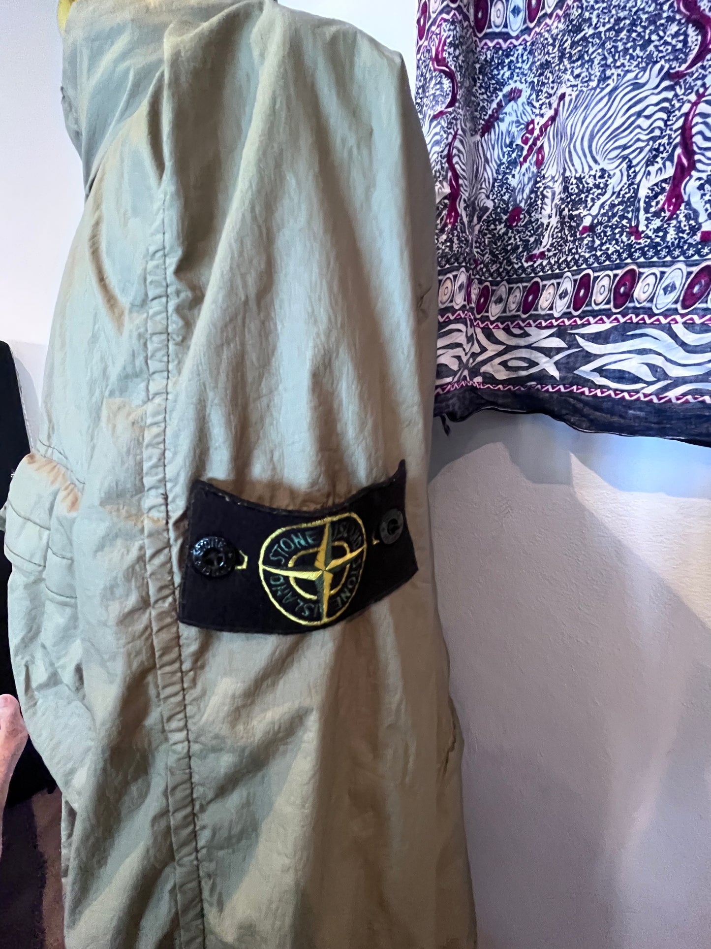 Stone Island Membrana Water Proof Parker with Inbuilt Hood Size XL